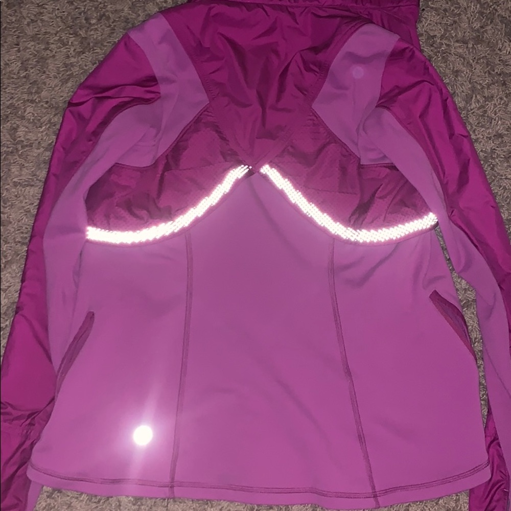 Lululemon purple jacket with hood - Picture 2 of 4